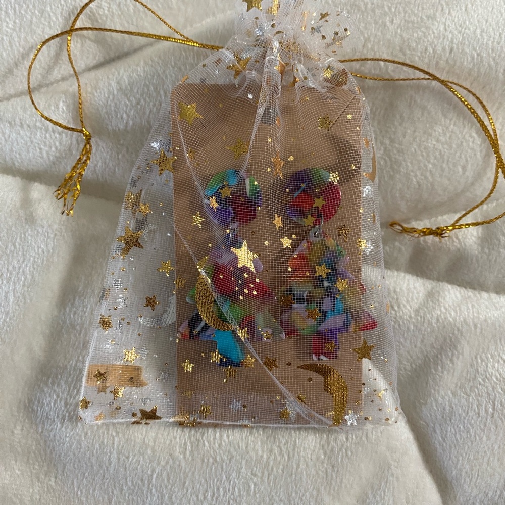 Colorful Tree-Shaped Earrings - Picture 5 of 5